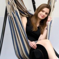 Hängesessel 185x130cm In Bunt -Freien Gartenserien Geschäft amanka hangesessel 185x130cm in bunt 4