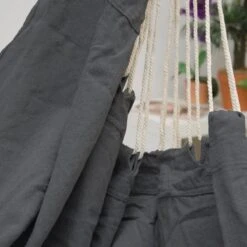 Hängesessel 185x130cm In Grau -Freien Gartenserien Geschäft amanka hangesessel 185x130cm in grau 6