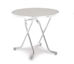 Best Scherenklapptisch "Primo" In Silber - (L) 80 X (B) 80 Cm