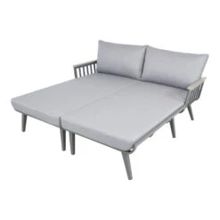 Garten Doppelliege AMALFI In Grau