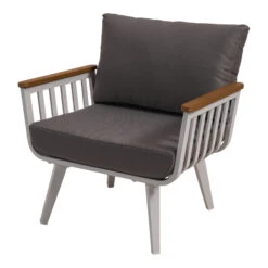 Garten Loungegruppe AMALFI In Weiß -Freien Gartenserien Geschäft gmd living garten loungegruppe amalfi in weiss 3