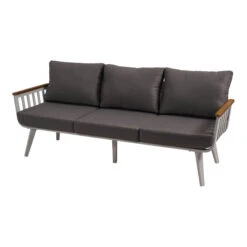 Garten Loungegruppe AMALFI In Weiß -Freien Gartenserien Geschäft gmd living garten loungegruppe amalfi in weiss 4