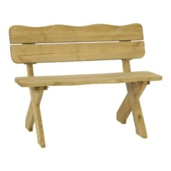 Gartenbank KOBLENZ Aus Massivholz In Farbe Natur