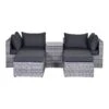 Gartenmöbel Lounge Set GARDA In Farbe Cloudy Grey -Freien Gartenserien Geschäft gmd living gartenmobel lounge set garda in farbe cloudy grey