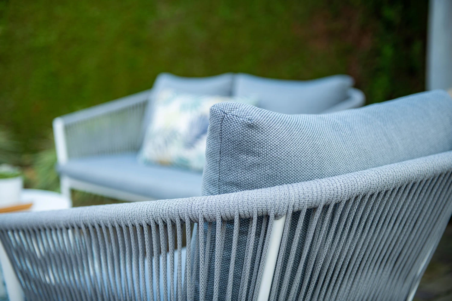 Gartenmöbel Lounge Sitzgruppe FLEURIE In Farbe Hellgrau 7 Gartenmöbel Lounge Sitzgruppe FLEURIE In Farbe Hellgrau – Bild 5