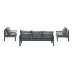 Gartenmöbel Sitzgruppe, Loungemöbel Set ZION In Farbe Schwarz -Freien Gartenserien Geschäft gmd living gartenmobel sitzgruppe loungemobel set zion in farbe schwarz 2