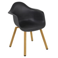 Gartenstuhl MONTREUX In Natur / Schwarz