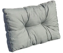 In & Outdoor Paletten Rückenkissen In Grau - (L) 60 X (B) 43 X (H) 12 Cm