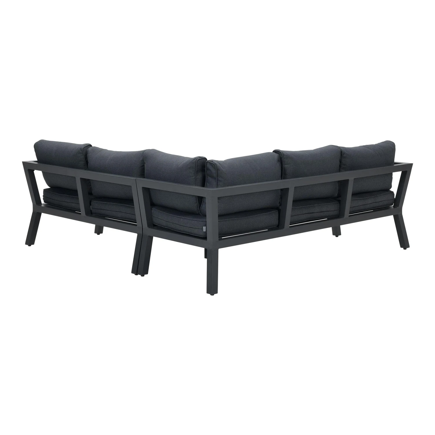 Lounge Sitzgruppe Set COLORADO In Farbe Gestell Schwarz / Polster Schwarz 5 Lounge Sitzgruppe Set COLORADO In Farbe Gestell Schwarz / Polster Schwarz – Bild 3