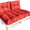 Premium Palettenkissen Set, In - & Outdoor In Rot -Freien Gartenserien Geschäft gmd living premium palettenkissen set in and outdoor in rot