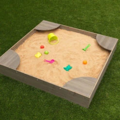 KidKraft Sandkasten Für Den Garten, Grau -Freien Gartenserien Geschäft kidkraft sandkasten fur den garten grau 5