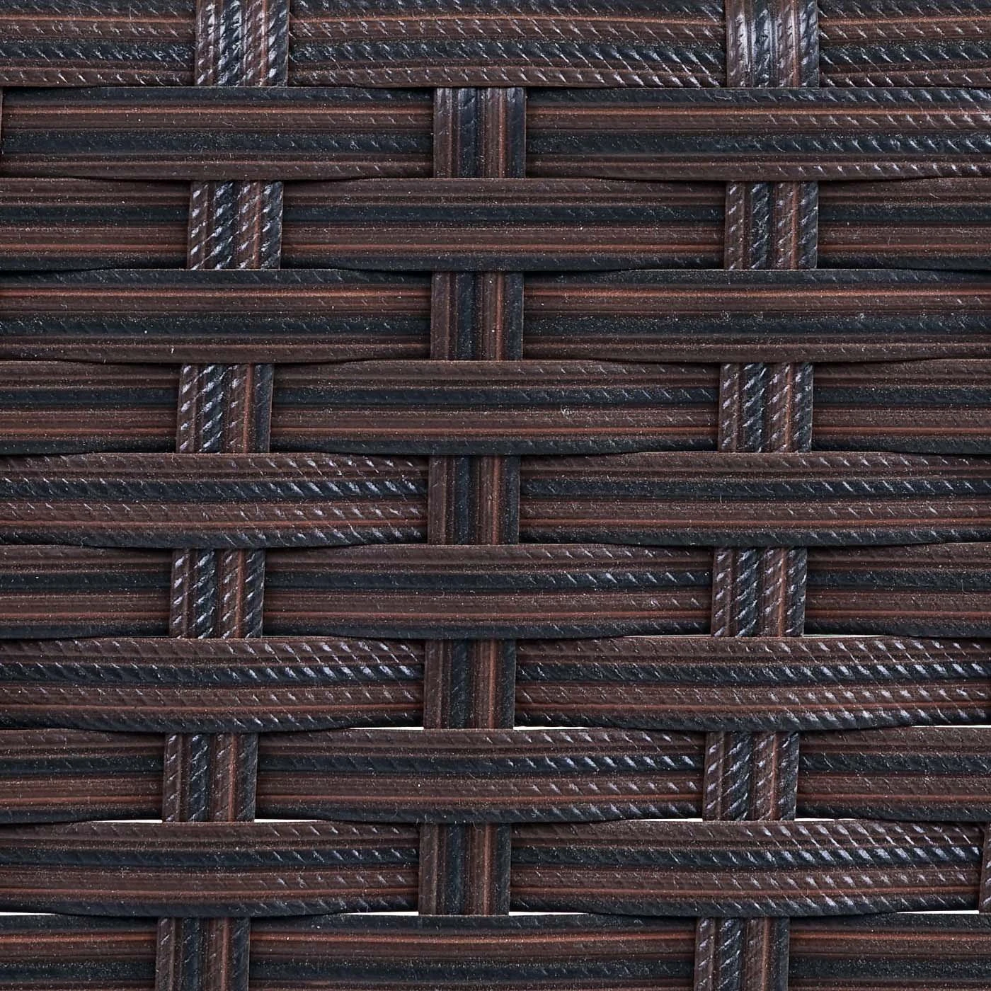 Gartentisch Hamar, Mit Glasplatte, Braun-meliert 5 Gartentisch Hamar, Mit Glasplatte, Braun-meliert – Bild 3