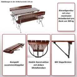 Tisch Für Gastronomie-Bierzeltgarnitur Graz, 180 Cm 10 Tisch Für Gastronomie-Bierzeltgarnitur Graz, 180 Cm -Freien Gartenserien Geschäft mcw tisch fur gastronomie bierzeltgarnitur graz 180 cm 1