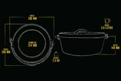 Freien Gartenserien Geschäft -Freien Gartenserien Geschäft pit boss dutch oven set 6teilig gusseisen in schwarz 1
