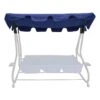 Hollywoodschaukel-Ersatzdach In Blau - (L)193 X (B)151 Cm -Freien Gartenserien Geschäft profigarden hollywoodschaukel ersatzdach in blau l 193 x b 151 cm