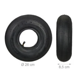 2er Set Schubkarrenrad In Schwarz -Freien Gartenserien Geschäft relaxdays 2er set schubkarrenrad in schwarz 3