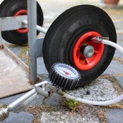 2er Set Schubkarrenrad In Schwarz -Freien Gartenserien Geschäft relaxdays 2er set schubkarrenrad in schwarz 4