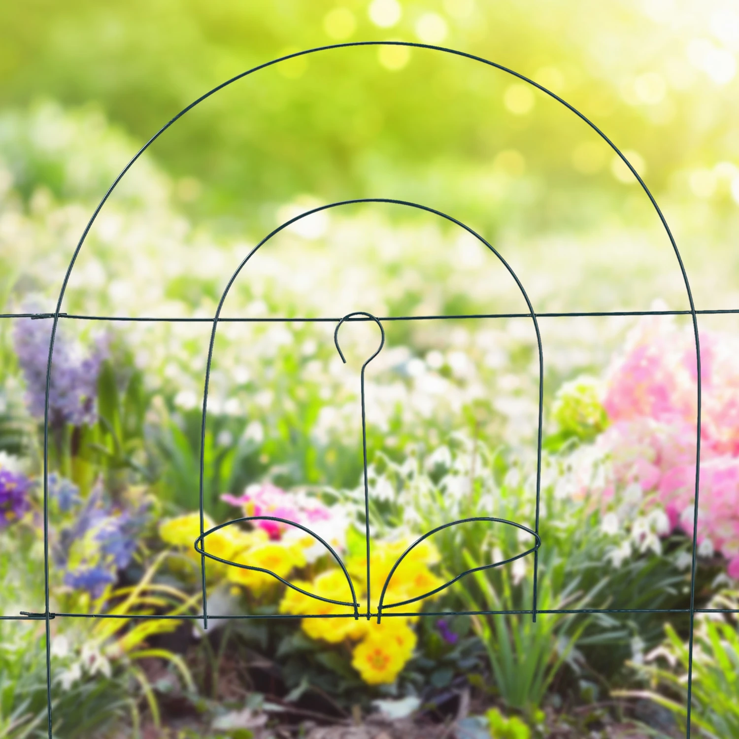 5x Beetzaun In Grün - (H)34,5 Cm 4 5x Beetzaun In Grün - (H)34,5 Cm – Bild 2