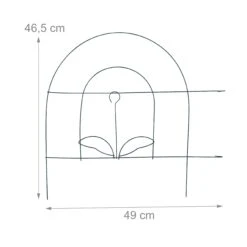 5x Beetzaun In Grün - (H)34,5 Cm 12 5x Beetzaun In Grün - (H)34,5 Cm -Freien Gartenserien Geschäft relaxdays 5x beetzaun in grun h 34 5 cm 3