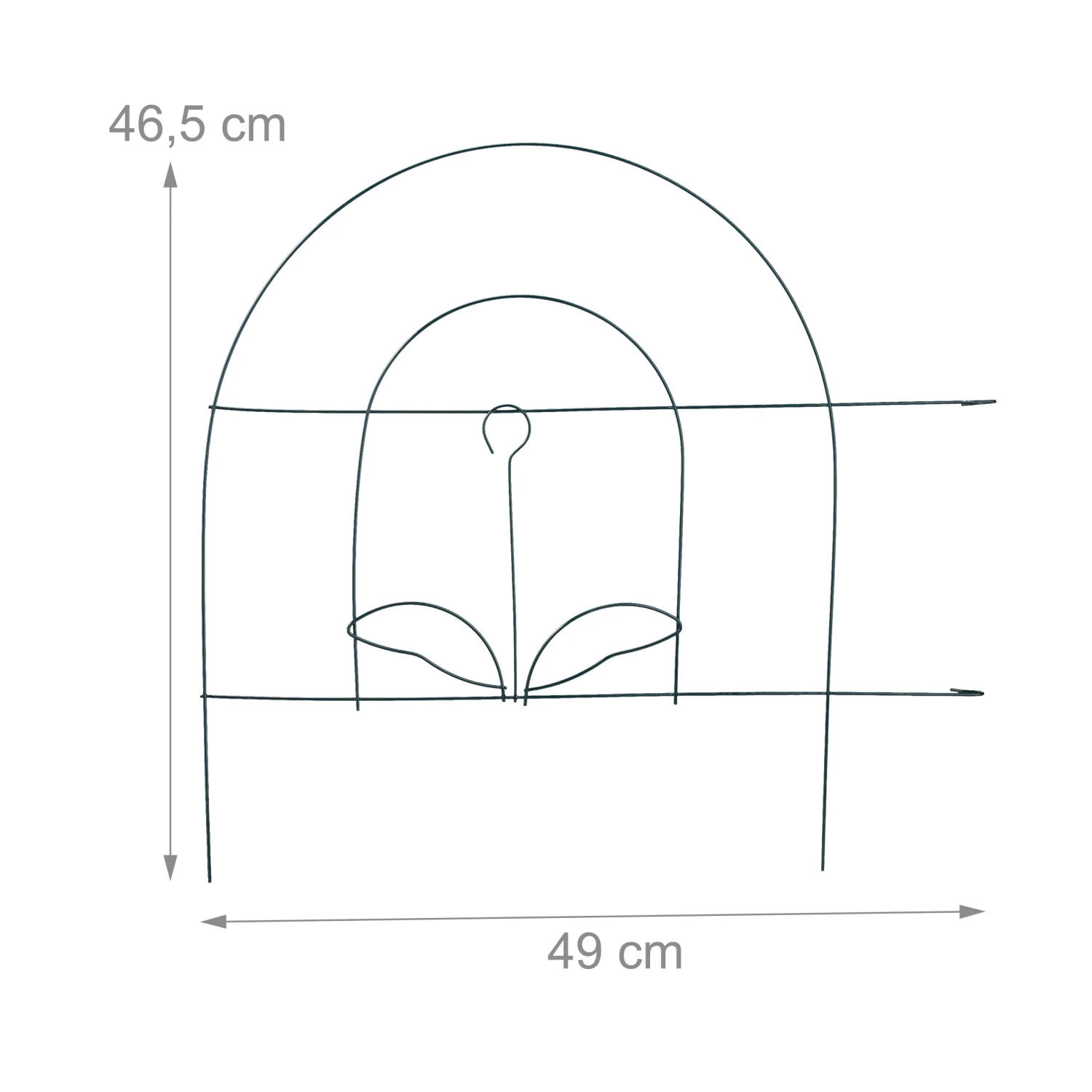 5x Beetzaun In Grün - (H)34,5 Cm 6 5x Beetzaun In Grün - (H)34,5 Cm – Bild 4