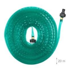 Bewässerungsschlauch In Grün - 20 M Länge -Freien Gartenserien Geschäft relaxdays bewasserungsschlauch in grun 20 m lange 3