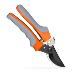 Gartenschere In Grau/ Orange