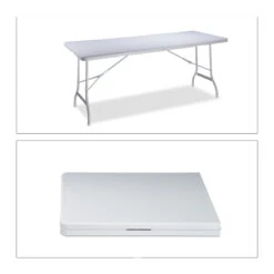 Gartentisch In Weiß - (B)178 X (H)72 X (T)74 Cm