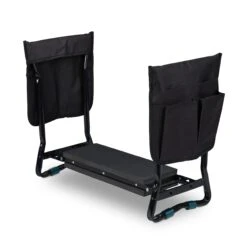 Kniebank Garten In Schwarz - (B)60 X (H)50 X (T)27,5 Cm