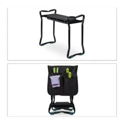 Kniebank Garten In Schwarz - (B)60 X (H)50 X (T)27,5 Cm -Freien Gartenserien Geschäft relaxdays kniebank garten in schwarz b 60 x h 50 x t 27 5 cm 5