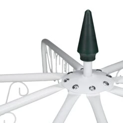 Rosenpavillon In Weiß - (B)160 X (H)250 X (T)160 Cm -Freien Gartenserien Geschäft relaxdays rosenpavillon in weiss b 160 x h 250 x t 160 cm 6