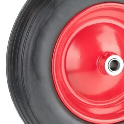 Schubkarrenrad In Schwarz/ Rot - 3.50-8 -Freien Gartenserien Geschäft relaxdays schubkarrenrad in schwarz rot 3 50 8 6