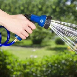 Spiralschlauch In Blau - 10 M -Freien Gartenserien Geschäft relaxdays spiralschlauch in blau 10 m 1