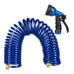 Spiralschlauch In Blau - 10 M -Freien Gartenserien Geschäft relaxdays spiralschlauch in blau 10 m 7