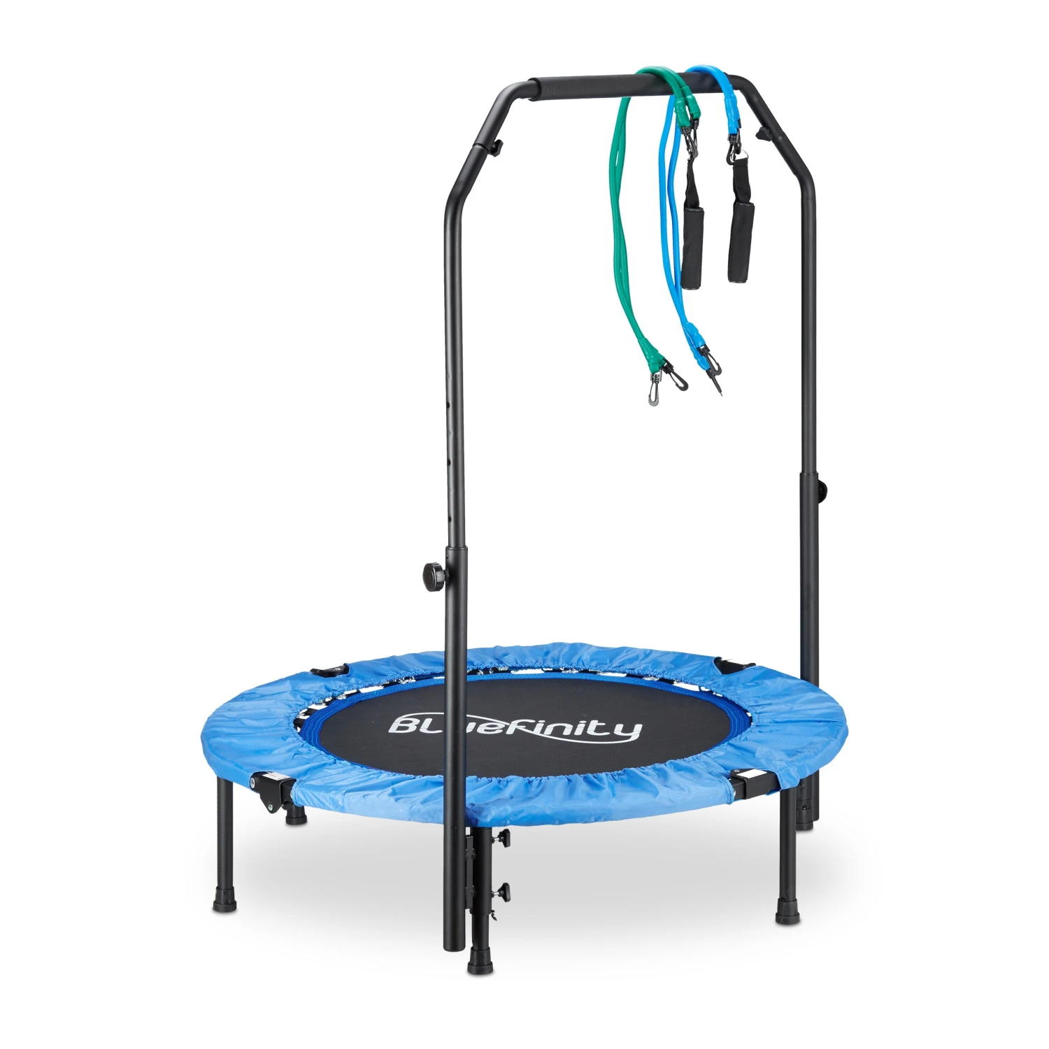 Trampolin In Blau/Schwarz - (B)102 X (H)121 X (T)102 Cm