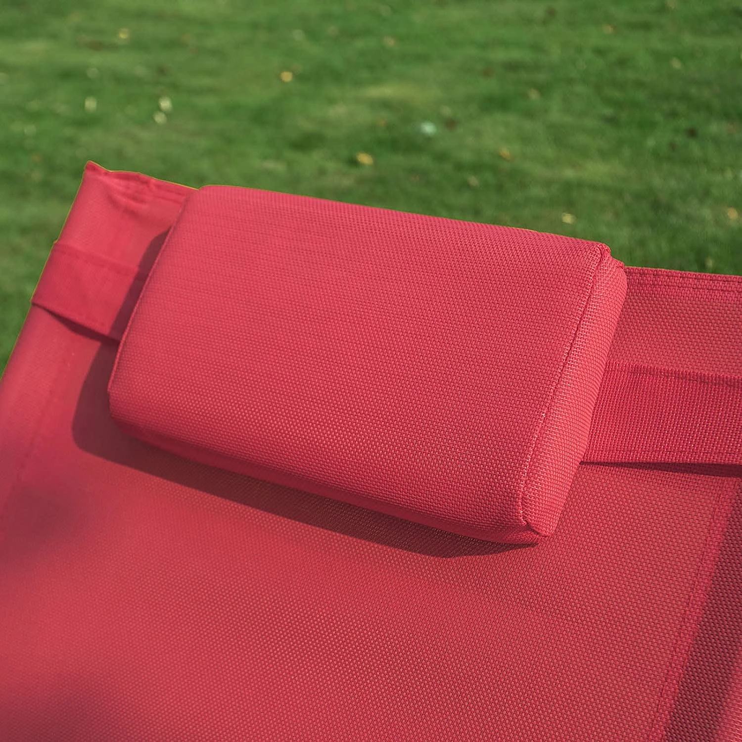 Swingliege In Rot - (B)150 X (H)63 X (T)87cm 8 Swingliege In Rot - (B)150 X (H)63 X (T)87cm – Bild 6