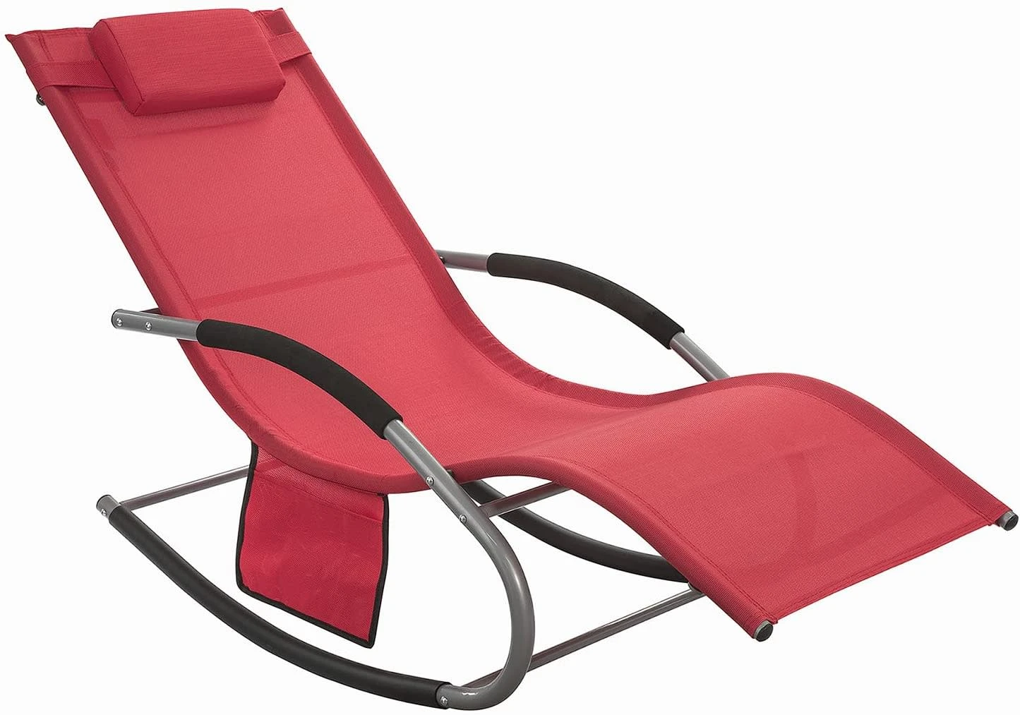 Swingliege In Rot - (B)150 X (H)63 X (T)87cm 3 Swingliege In Rot - (B)150 X (H)63 X (T)87cm