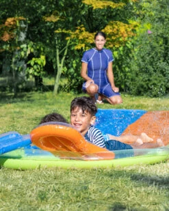 Summer Waves Double Water Slide Racer -Freien Gartenserien Geschäft summer waves double water slide racer 2